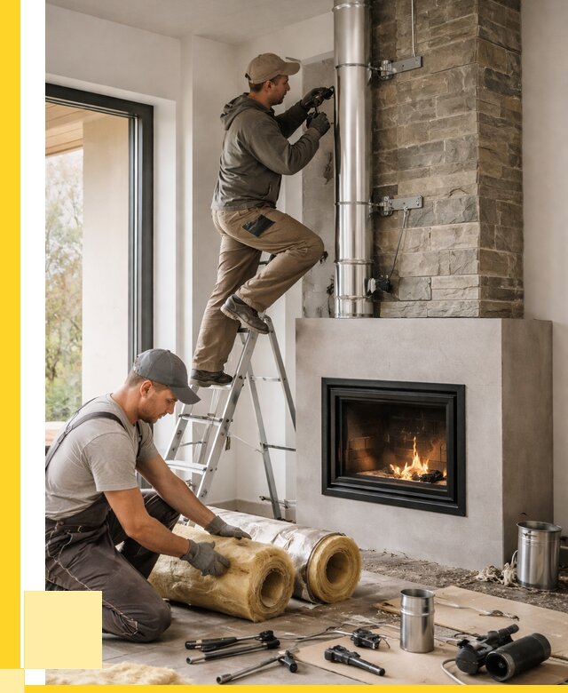 Монтаж дымоходов для каминов в Кашире от 15621 р. ЭриданКшр