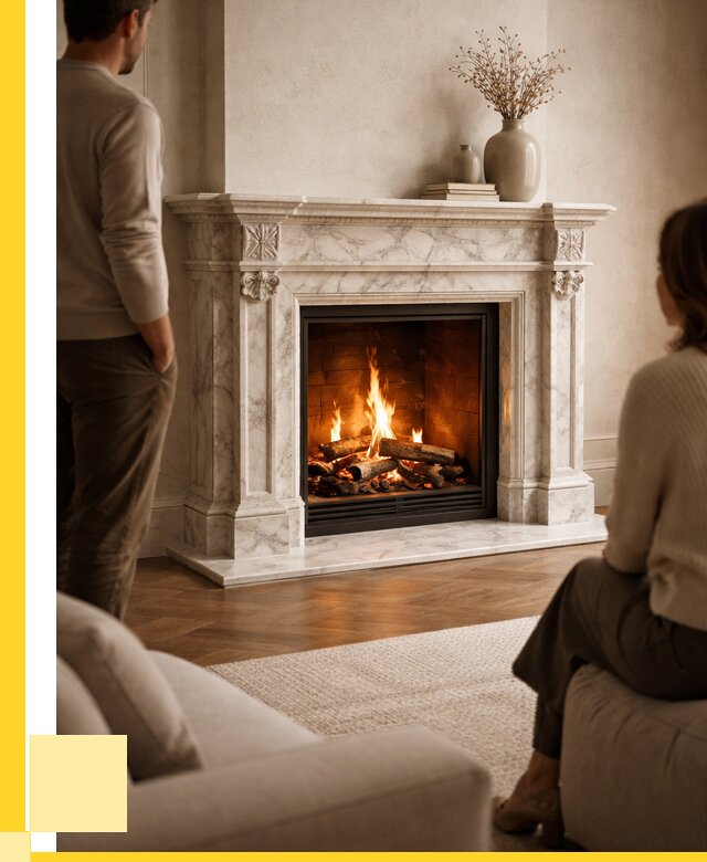 Мраморные камины под ключ в Кашире от 260350 р. | ЭриданКшр