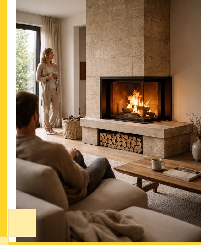 Угловые камины из кирпича установка в Кашире от 156210 р. ЭриданКшр