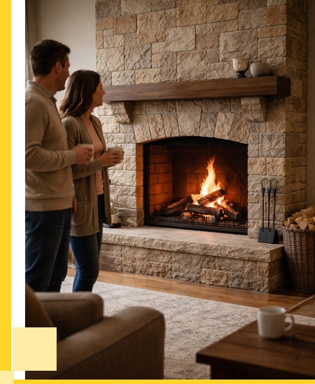 Каменные камины на заказ в Кашире от 187452 р. | ЭриданКшр