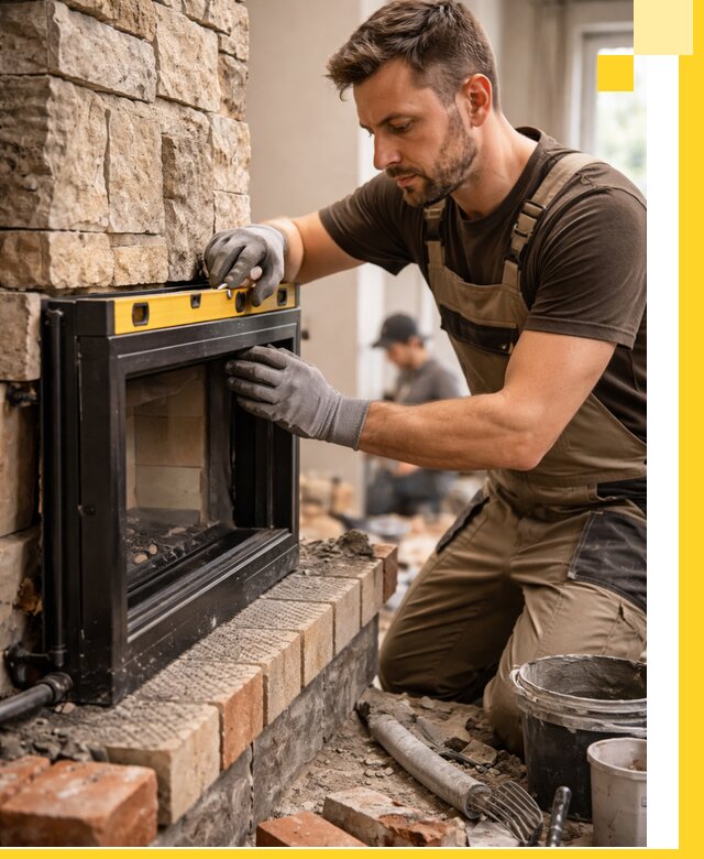 Дровяные камины под ключ в Кашире: монтаж, обустройство