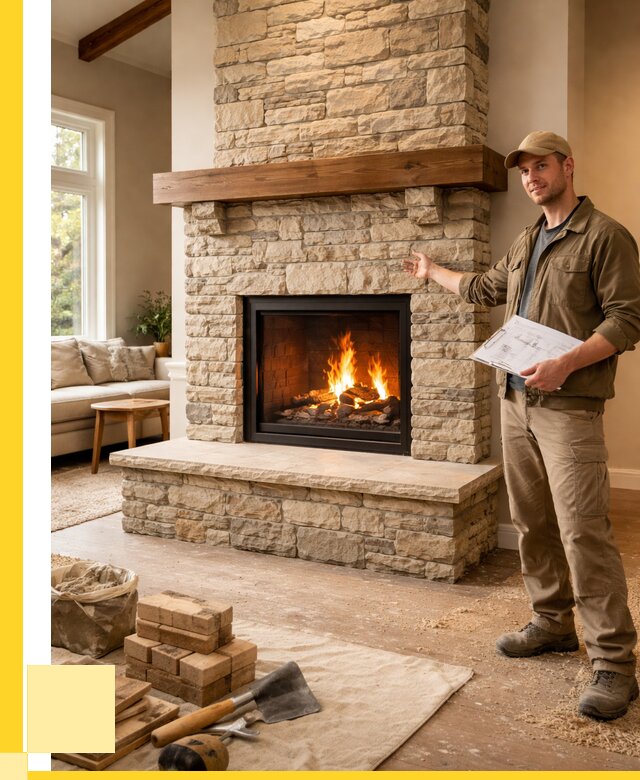 Камины под ключ в Кашире от 187452 р. | ЭриданКшр — установка