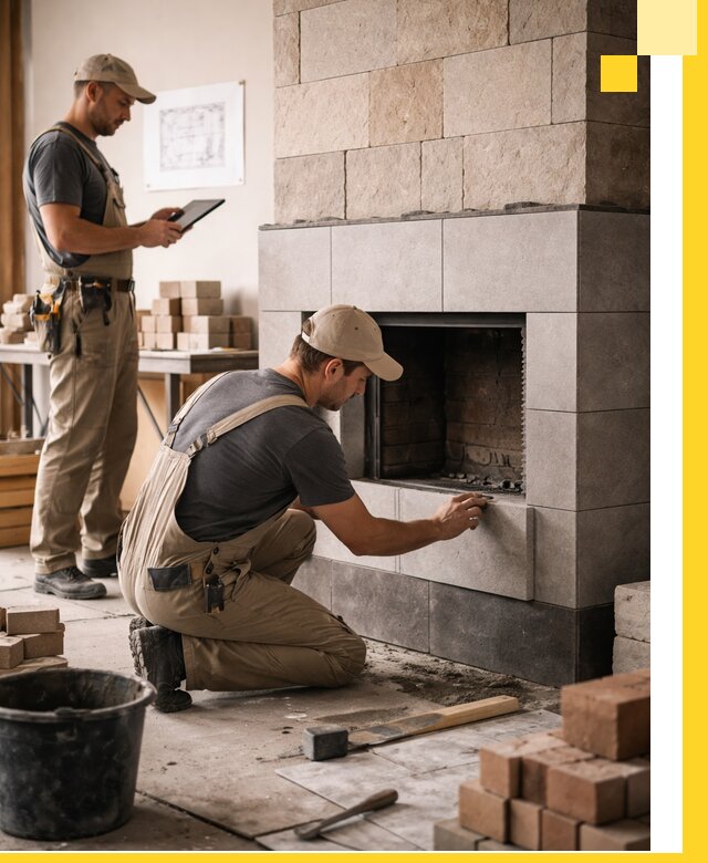 Индивидуальные проекты каминов и каминных систем в Кашире