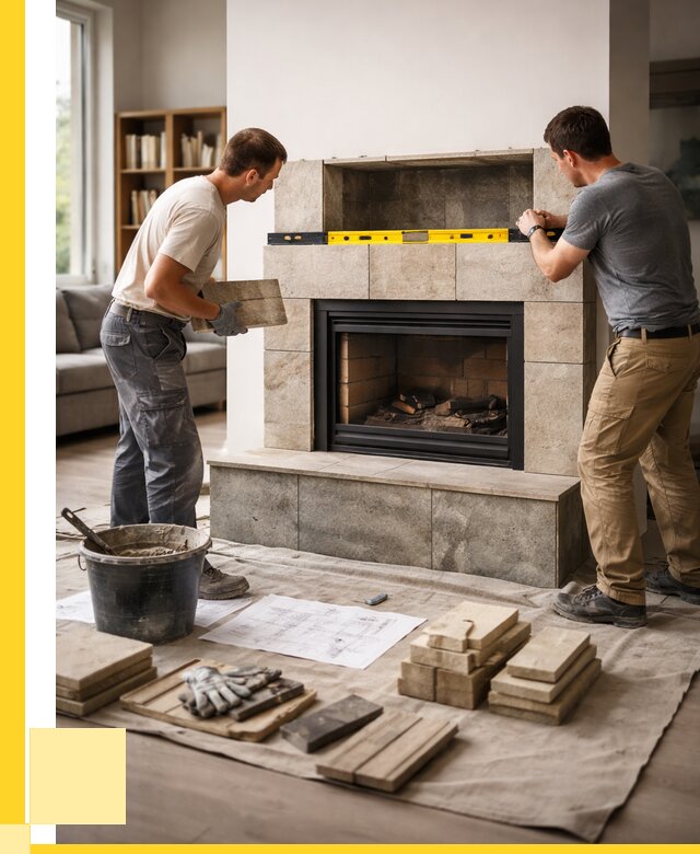 Монтаж каминов и установка в Кашире от 46863 р. | ЭриданКшр