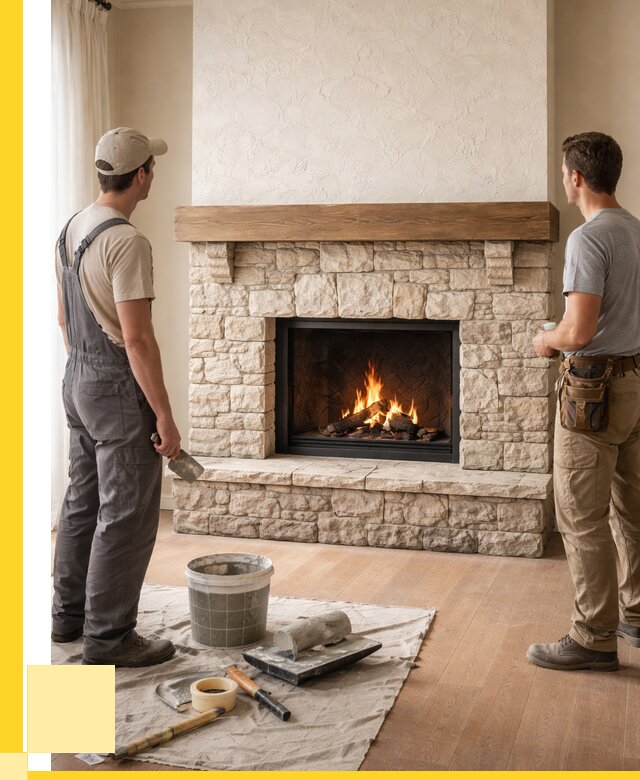 Отделка каминов в Кашире от 6769 р. под ключ | ЭриданКшр