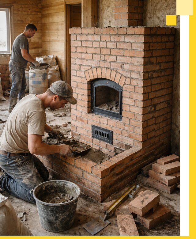 Профессиональное строительство печей в Кашире под ключ
