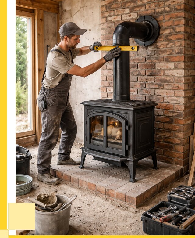 Монтаж печей установка банной печи в Кашире от 15621 р. | ЭриданКшр