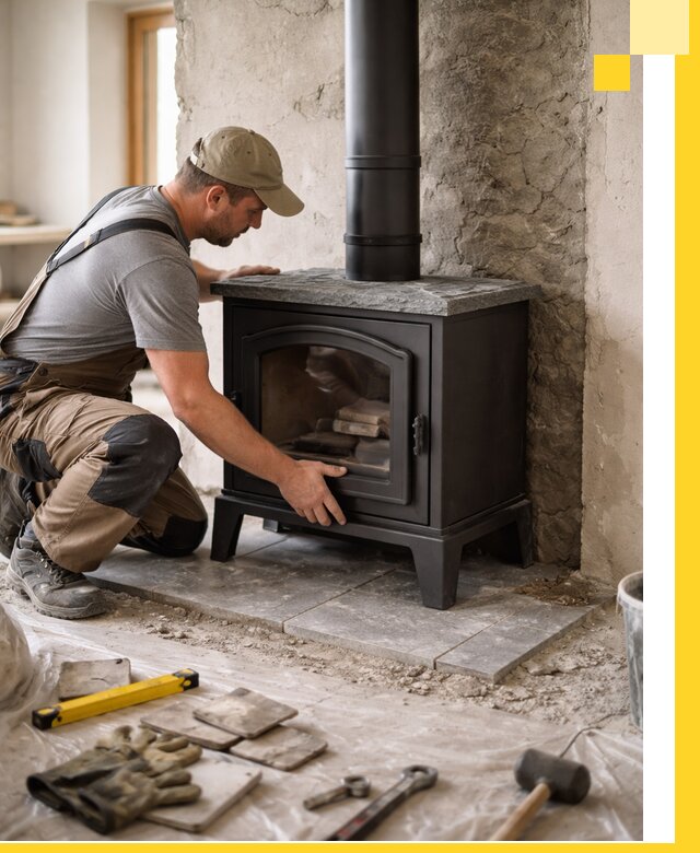 Профессиональный монтаж печей и каминов в Кашире под ключ