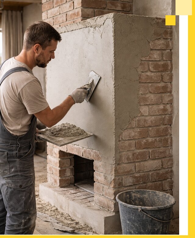 Отделка печей и облицовка каминов в Кашире под ключ