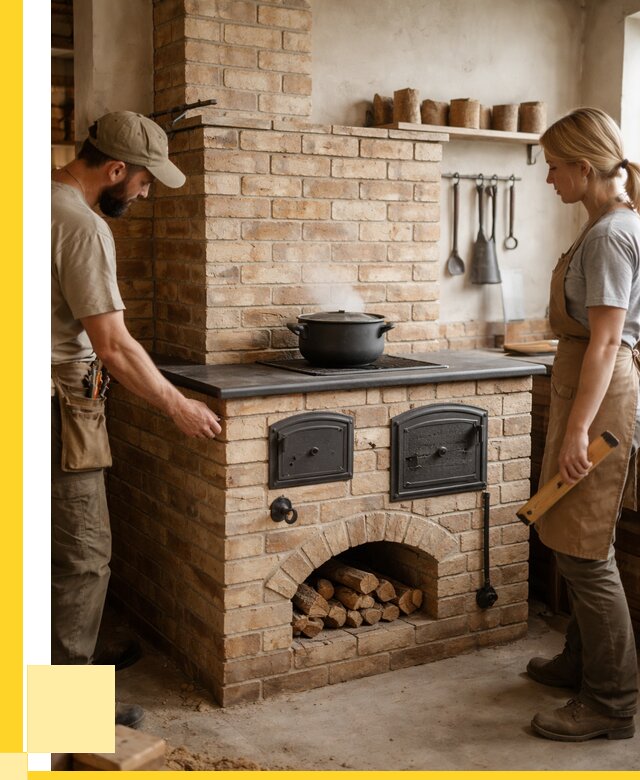 Варочно отопительные печи в Кашире от 93726 р. | ЭриданКшр