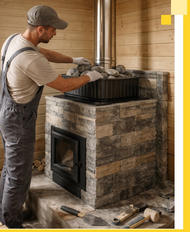 Печи для парной в Кашире, производство, монтаж и обслуживание