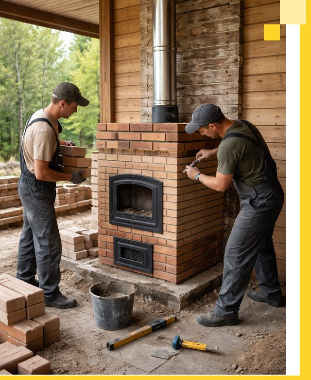 Производство и установка дачных печей под ключ в Кашире