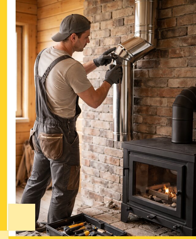 Монтаж дымоходов для печей в Кашире от 7811 р. | ЭриданКшр