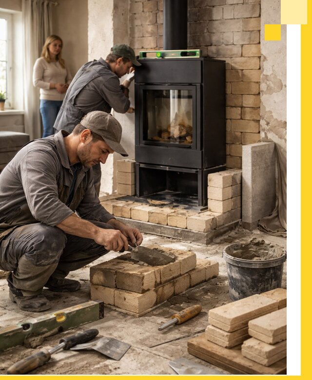 Печи и камины под ключ: проект, установка в Кашире