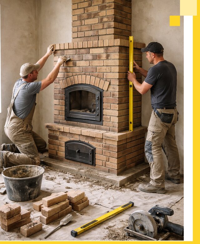 Продажа и установка печей и каминов для дома под ключ в Кашире