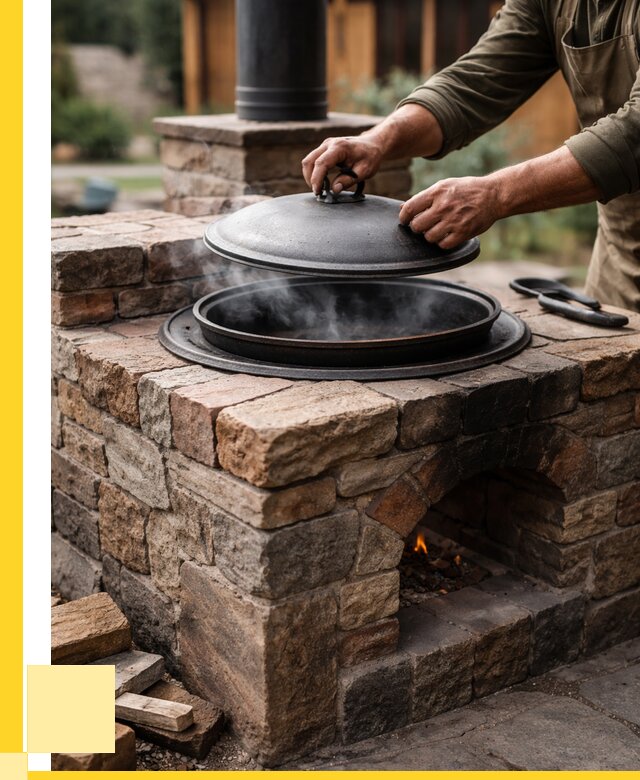 Печи для казана в Кашире по цене от 18745 р. | ЭриданКшр