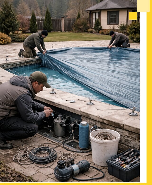 Консервация бассейнов в Кашире: подготовка к длительному хранению