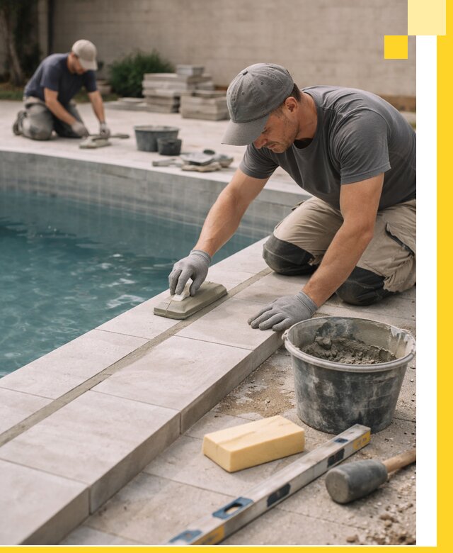 Отделка бассейнов в Кашире: декоративная отделка и гидроизоляция