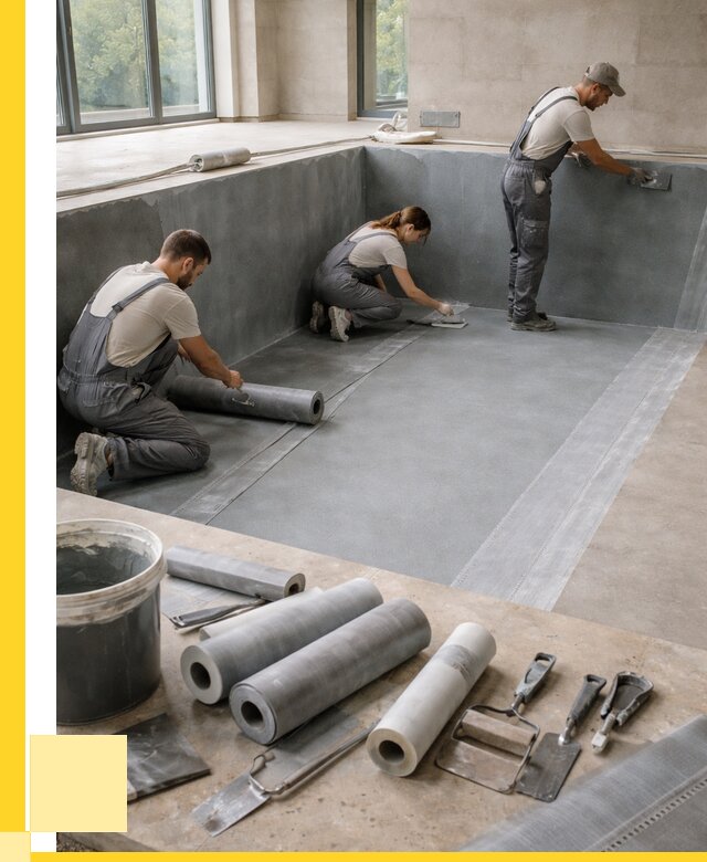 Гидроизоляция бассейнов в Кашире от 2083 р., ЭриданКшр