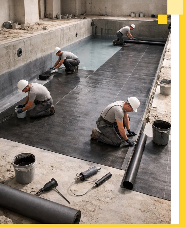 Профессиональная гидроизоляция бассейнов и чаш в Кашире под ключ