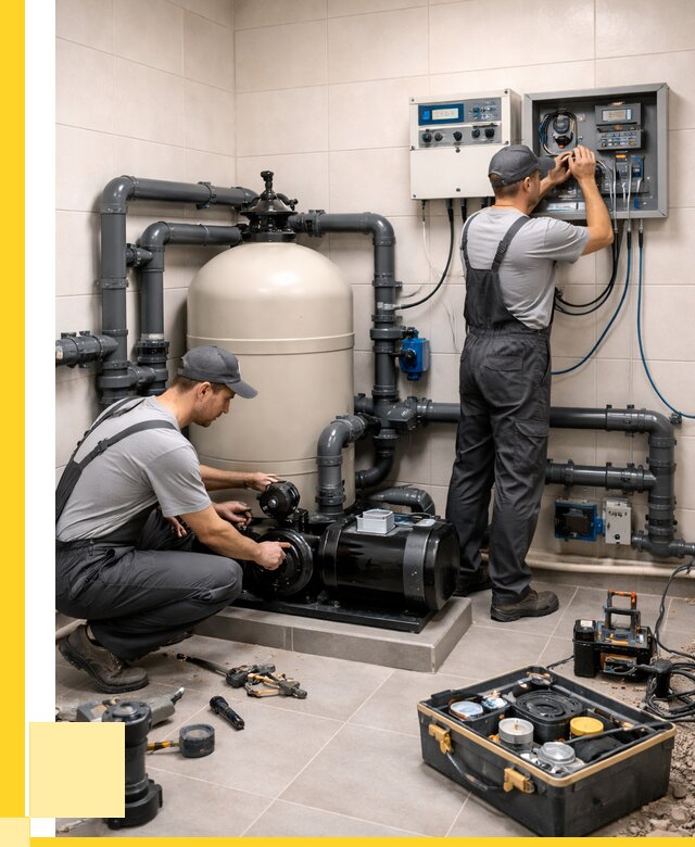 Монтаж оборудования для бассейнов в Кашире от 41656 р. | ЭриданКшр