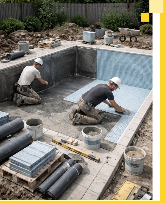 Проектирование и строительство стационарных бассейнов в Кашире