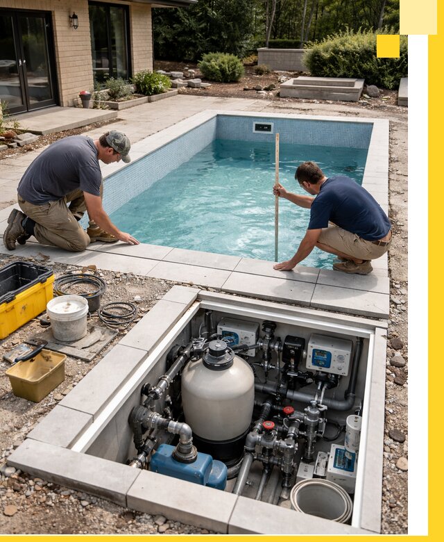 Строительство качественных домашних бассейнов под ключ в Кашире