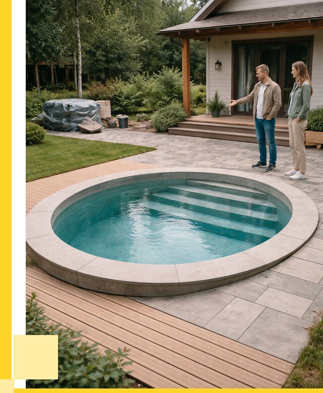 Бассейн на даче под ключ в Кашире от 208280 р., ЭриданКшр