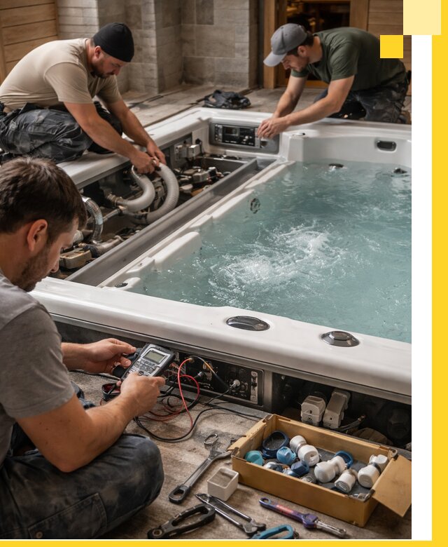 Гидромассажные бассейны под ключ в Кашире, дизайн и монтаж