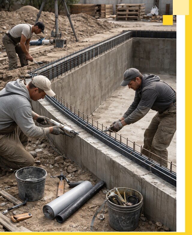 Качественный монтаж чаши бассейна в Кашире под ключ с гарантией