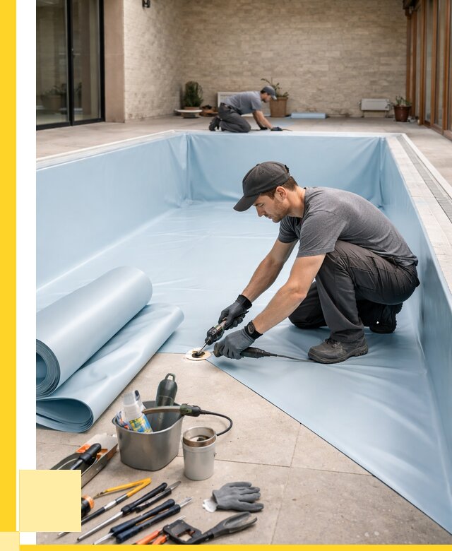 Пленка ПВХ для бассейнов в Кашире от 2604 р. | ЭриданКшр