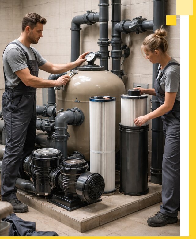 Фильтры и системы фильтрации для бассейнов в Кашире