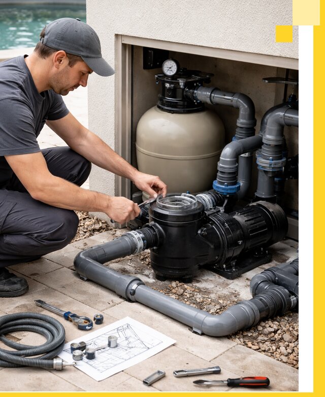 Поставка, монтаж и сервис насосов для бассейнов в Кашире