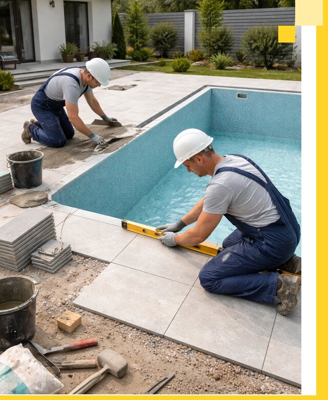 Строительство и монтаж плавательных бассейнов под ключ в Кашире