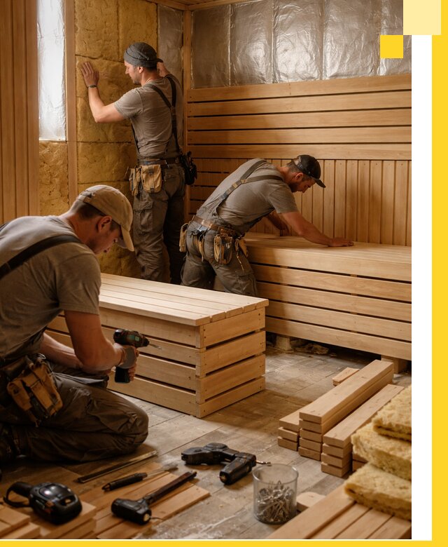 Профессиональное строительство саун под ключ в Кашире