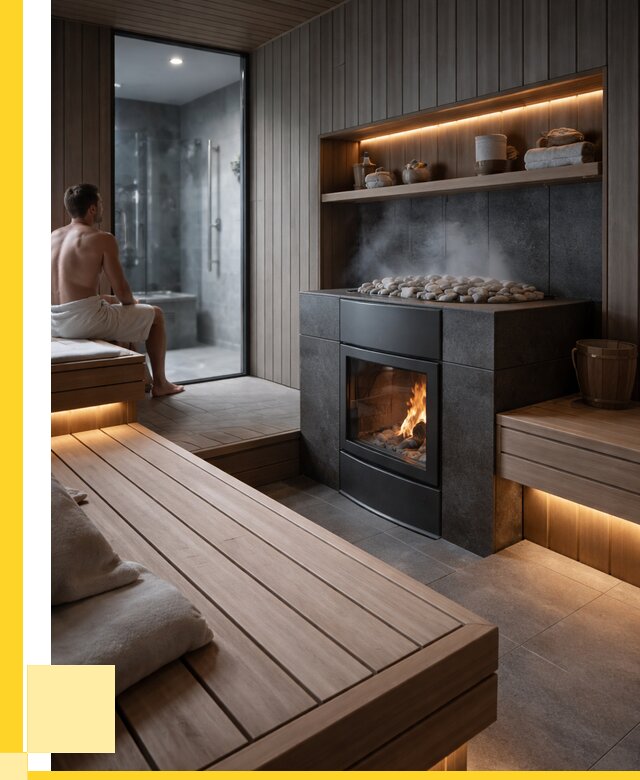 Проект сауны в частном доме в Кашире от 36449 р. | ЭриданКшр