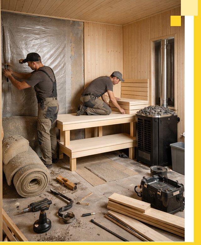 Проекты саун под ключ в Кашире дизайн и строительство