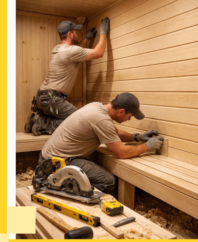 Обшивка саун вагонкой в Кашире от 2604 р. | ЭриданКшр