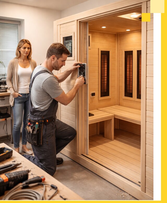 Инфракрасные сауны под ключ в Кашире продажа и установка