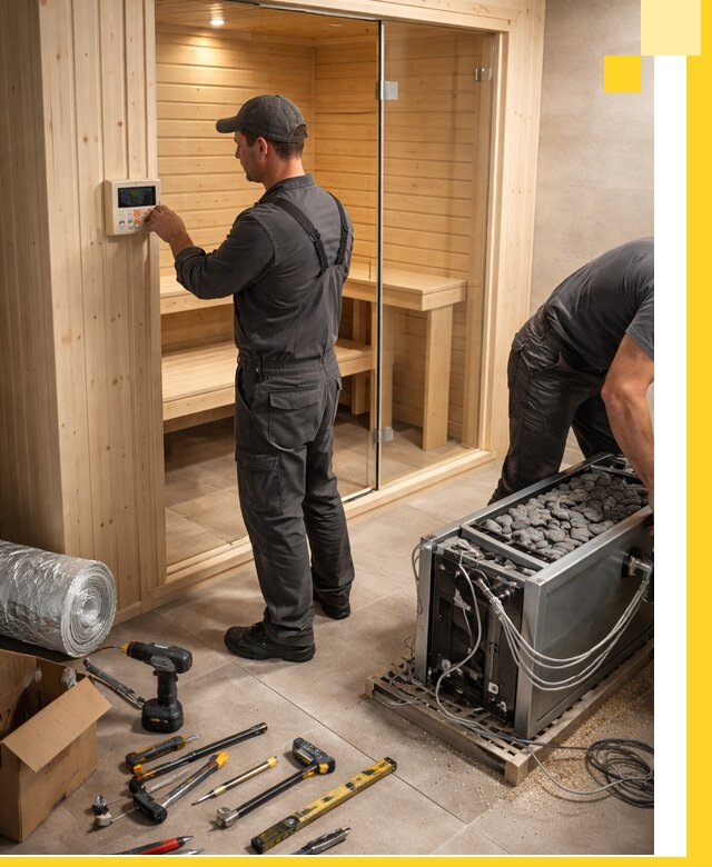 Поставка, установка и монтаж электрических саун в Кашире