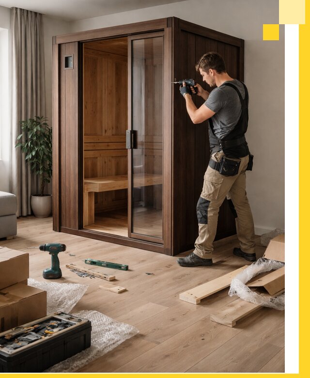 Установка и производство мини саун под ключ в Кашире