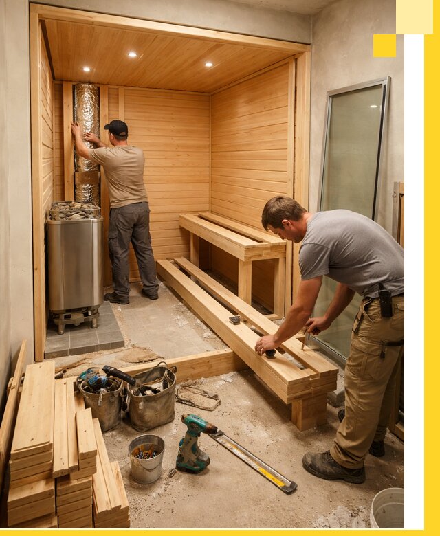 Проектирование и установка домашних саун под ключ в Кашире