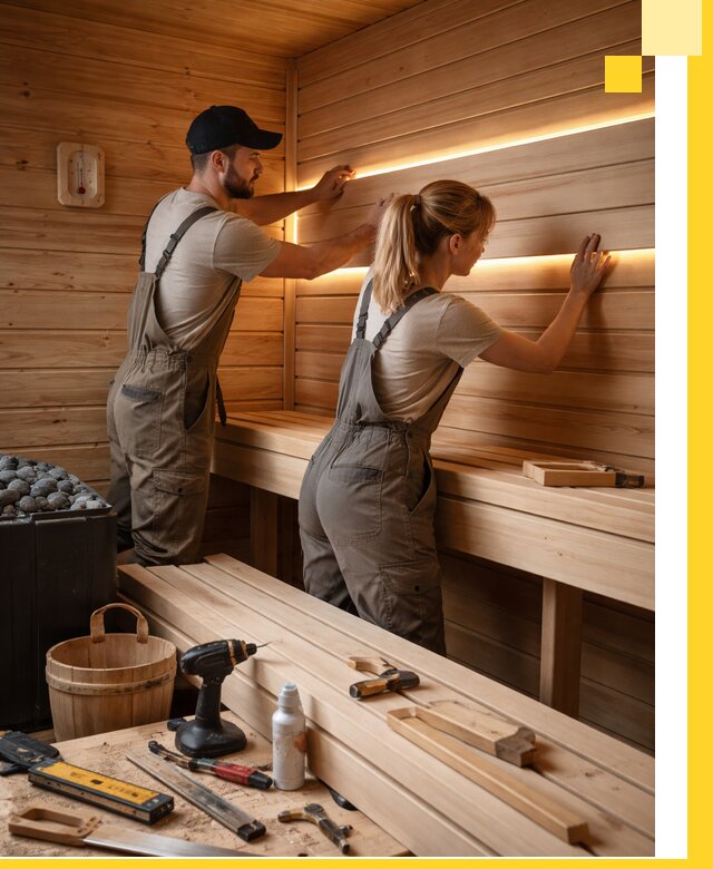 Дизайн саун и бань под ключ с индивидуальным проектом в Кашире