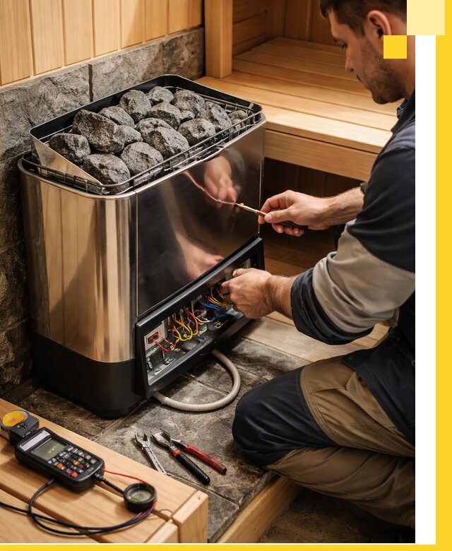 Продажа и установка электрокаменок для саун в Кашире