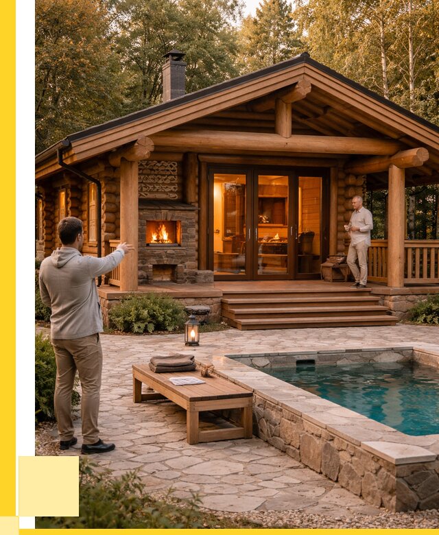 Проекты бань и хамам в Кашире от 26035 р. | ЭриданКшр