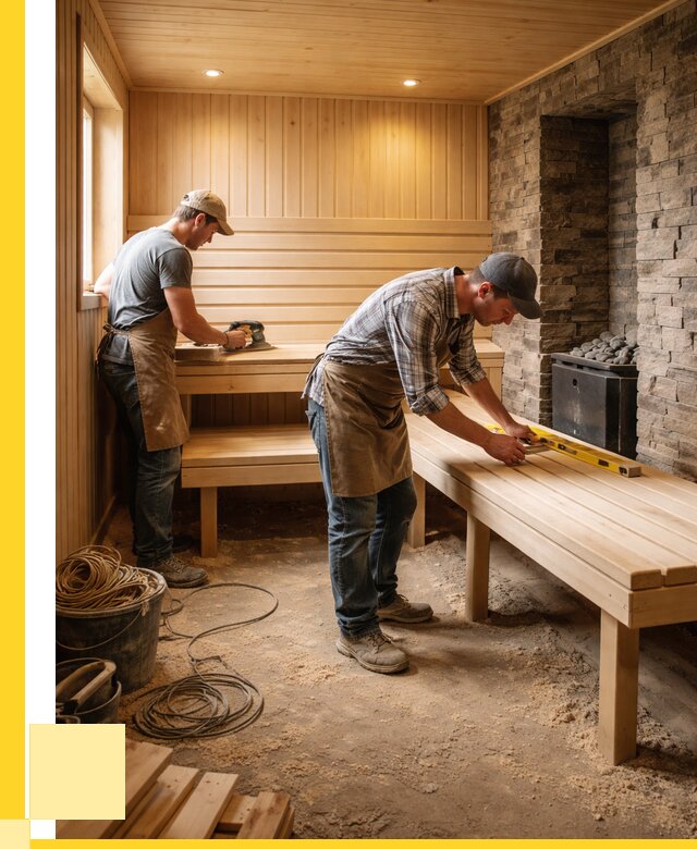 Отделка бани в Кашире: внутренняя отделка от 3124 р. | ЭриданКшр