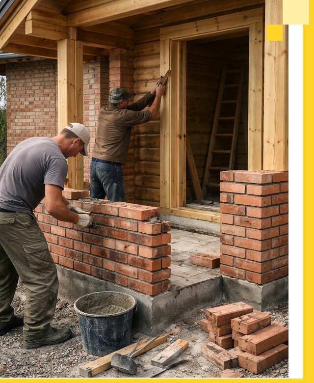 Строительство кирпичных бань под ключ в Кашире с гарантией качества