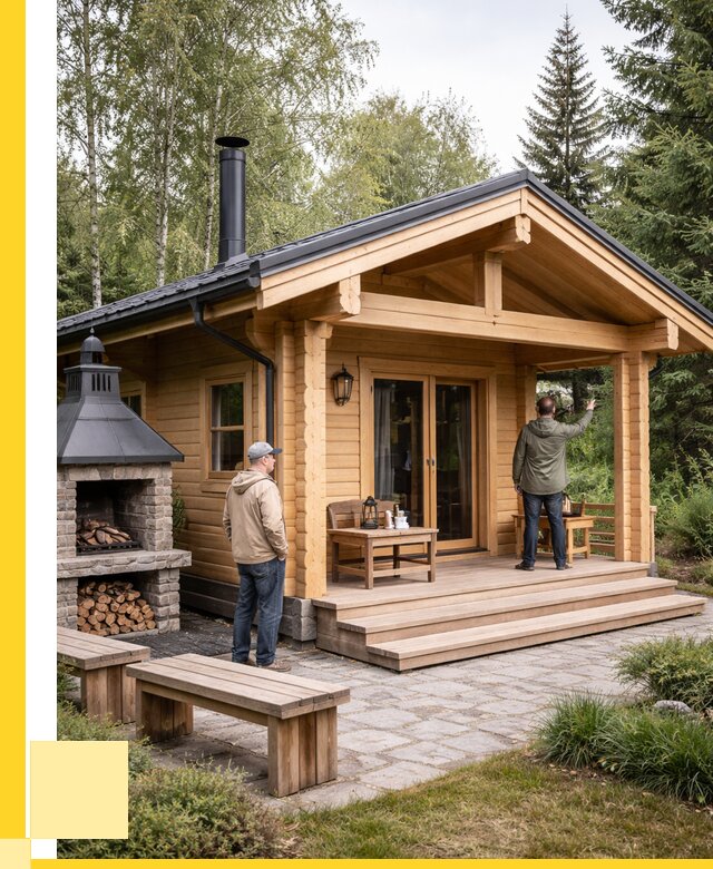 Деревянные бани под ключ в Кашире от 468630 р. | ЭриданКшр