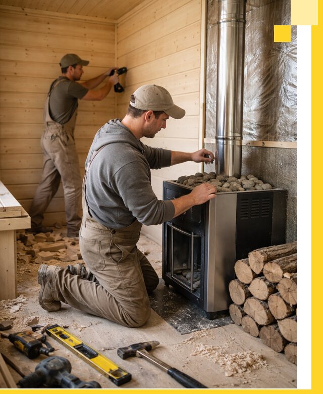 Строительство деревянных бань под ключ в Кашире проекты и монтаж