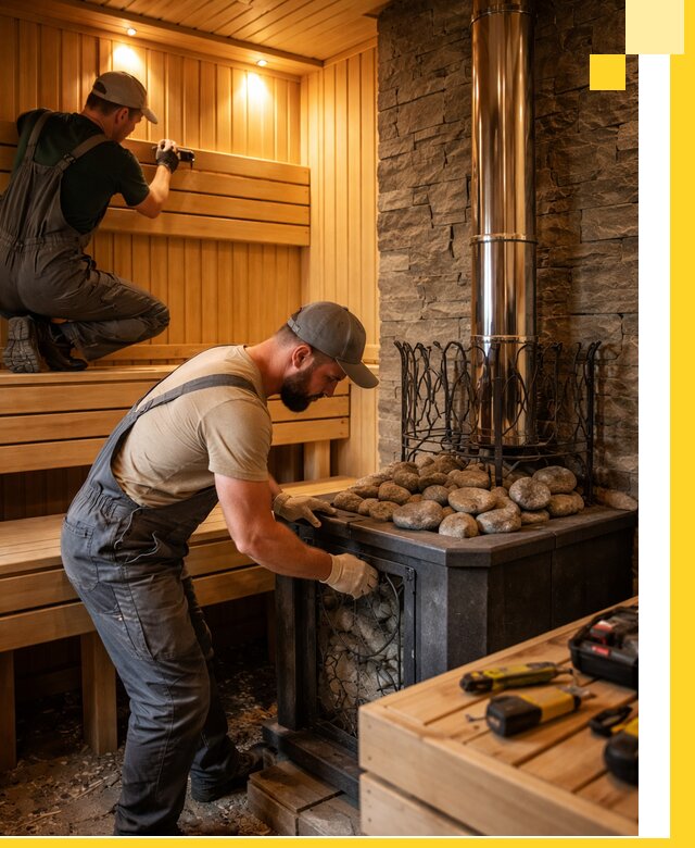 Комплексный дизайн бань, саун и зон отдыха в Кашире